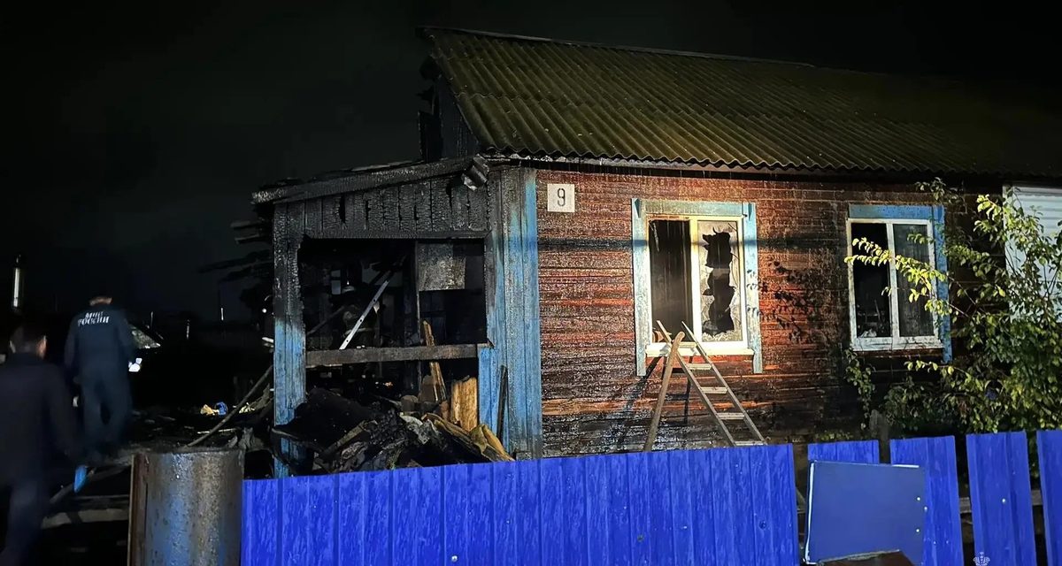 Трое детей погибли при пожаре в селе Амзя